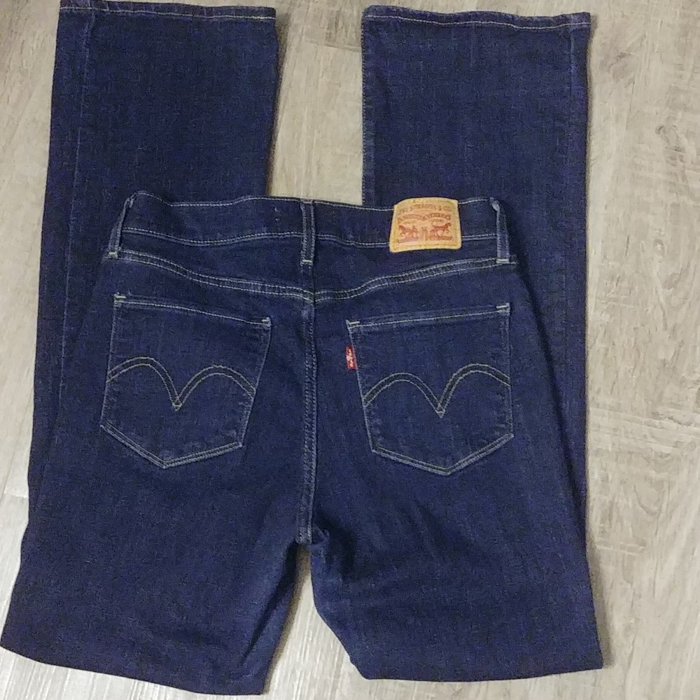 Ladies Dark Wash boot cut Levis